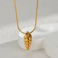 Estilo de Colgante Geométrico de Hilo de Concha de Caracol (S-N2092-ls) / Dorado