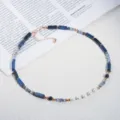 01-Lapislazuli Dunkle Halskette