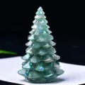 Albero di Natale in Resina Avventurina Verde / Circa 6 cm