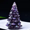 Albero di Natale in Resina Viola da Sogno / Circa 6 cm