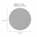Round / Diameter 12.5cm / Gray