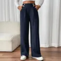 S / Bottoms / Marineblauw