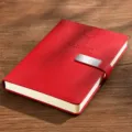 Stile Testa di Cervo con Fibbia Magnetica / B5 (200 Pagine) / Rosso Fortunato