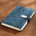 Hertenkop Magnetische Gesp Stijl / A5 (360 Pagina's) / Zakelijk Blauw