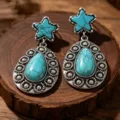 Estilo Estrella Gota (EA6586) / Plateado