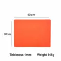 40cmx30cmx1mm / Πορτοκαλί Κόκκινο