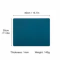 40cmx30cmx1mm / Bleu Marine