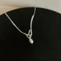Estilo Cadena de Caja de Perlas (D992) / 1 Pieza/Paquete / Plateado