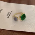 Emerald And Purple Gemstone Dual Head Style (JZ-107-6)
