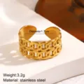 Double Row Cuban Chain Style (Style 157) / Gold