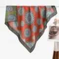 Plateau Floral Ornement Argent