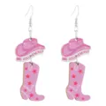 Style Chapeau de Cowboy et Bottes (8898) / Rose