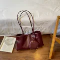 Estilo Cubo Vintage (Con Bolsa) / Burdeos