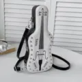 Guitar Shaped / 29x7x12cm / White