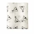 115*115cm / Weißer Tipi-Druck