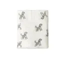 115*115cm / Weißer Zebradruck