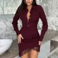 S / Dresses / Burgundy