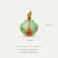Colorful Enamel Scallop Pendant