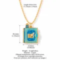 Blauw Boek Veer Open Ketting