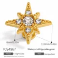 Style Octagramme en Strass (PJ94967)