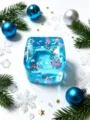 Weihnachtsstil (Nr. 1) / OPP-Beutel / Blau