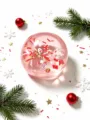 Weihnachtskugel-Stil (Nr. 11) / OPP-Beutel / Rosa