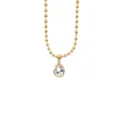 Water Drop Pendant Bead Chain (X1401) / Gold