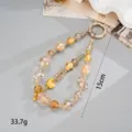 God of Wealth + Gold Foil Bead / K6703-God of Wealth and Gold Foil Bead Charm