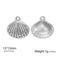 Coquille Zirconia Blanc / Acier