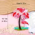 Flamingo en kokosnootboom scène (GZ-1324)