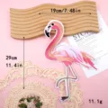 Zwaar geborduurde grote flamingo - Stijl B (GZ-1336B)