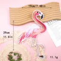 Zwaar geborduurde grote flamingo - Stijl A (GZ-1336A)