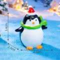 Penguin with Green Scarf