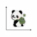 Panda avec sac à dos (05-04) / 1 Pièce/Pack