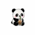 Panda buvant du thé au lait (05-01) / 1 Pièce/Pack