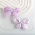 Accessorio Decorativo a Fiocco (E-88) / 2 Pezzi/Confezione / Viola