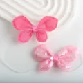 Accessorio Decorativo a Fiocco (E-88) / 2 Pezzi/Confezione / rosa scuro