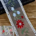 Three Color Small Floral Embroidered Style (Model 16)