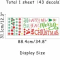 31.1x88.4cm / Multi-Element Set / Translucent Self-Adhesive Style