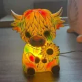Sunflower Highland Cow Style