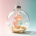Style Gnome Rose Cyan (6) / 8cm Type Lumineux