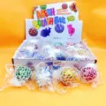 12 Stück/Box / Gold Glitzer Squishy Ball