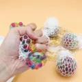 12 Stück/Box / Bunter Perlen-Traubenball