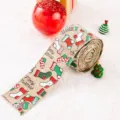 Chaussettes de Noël (Style A) / Rouleau de 5 Yards