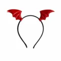 Serre-tête en Cuir Brillant / Rouge