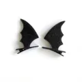 Paire de Barrettes en Tissu Non Tissé / Noir