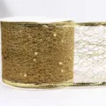 Edged Style / 6.3cm*1 Yard / Gold