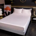 Set Lenzuolo con Angoli / 150cmx200cm (Altezza 25cm) / Rosa Pallido