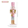 Tamborilero Rosa de Madera de 36cm (TM5014-252L1-A)