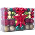 101 Pieces/Pack / Red, Gold and Dark Green